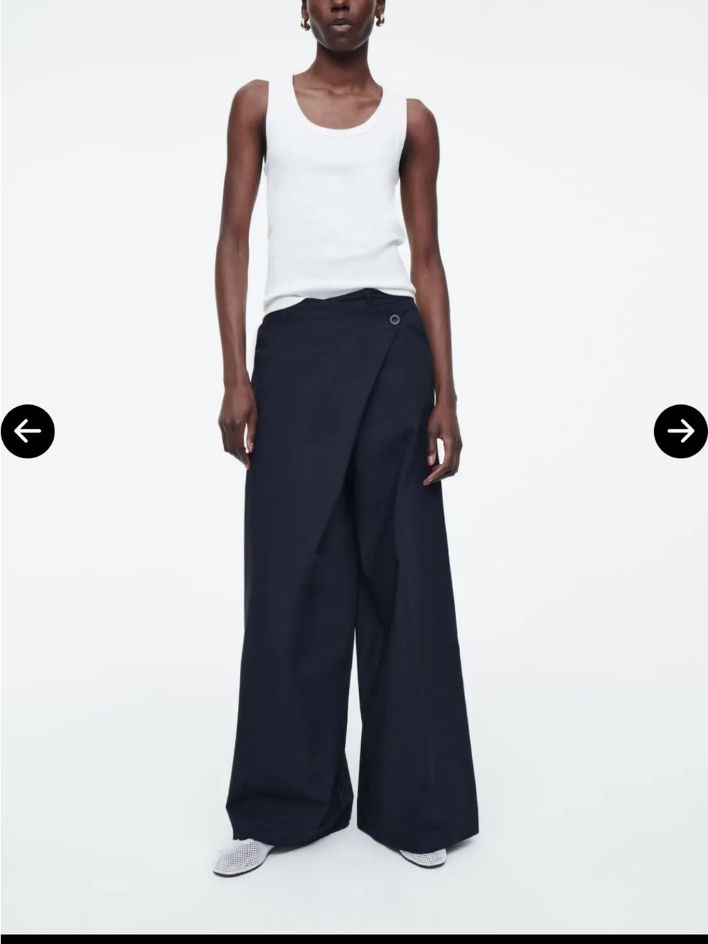 COS Asymmetric Wrap pants